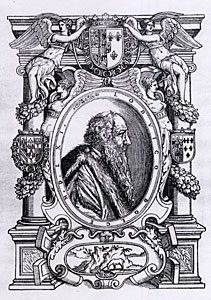 Ludovico Dolce in un'incisione cinquecentesca