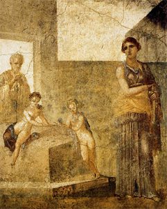 Medea in un affresco pompeiano